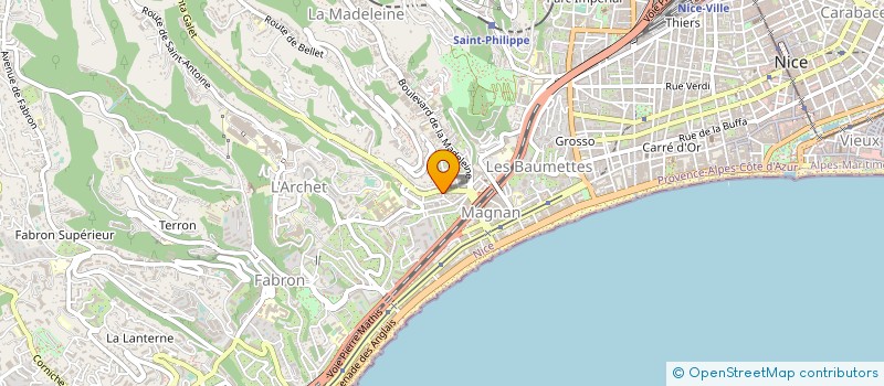 localisation de l'entreprise TAXI MEDICAL NICE à NICE