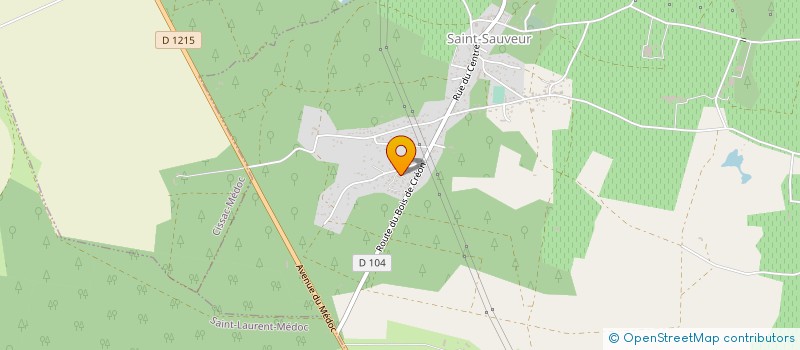 localisation de l'entreprise TAXI MEDOC FABRICE  SAINT-SAUVEUR