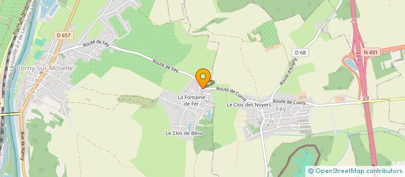 localisation de l'entreprise TAXI MEKBEL  CORNY-SUR-MOSELLE