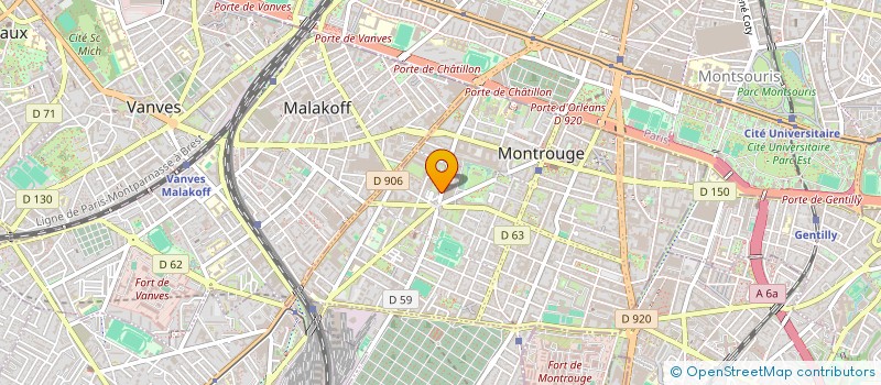 localisation de l'entreprise TAXI MELIBEL  MONTROUGE