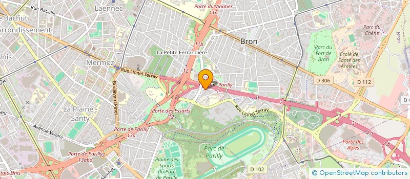 localisation de l'entreprise TAXI MENED à BRON