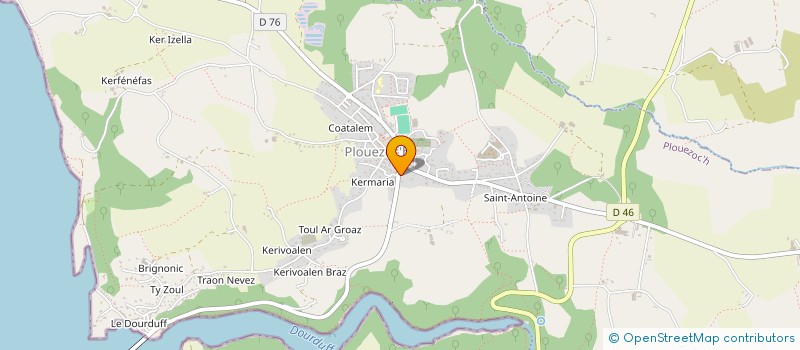 localisation de l'entreprise TAXI MERER  PLOUEZOC'H