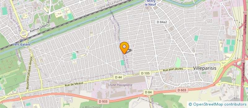 localisation de l'entreprise TAXI MERHAB  VILLEPARISIS