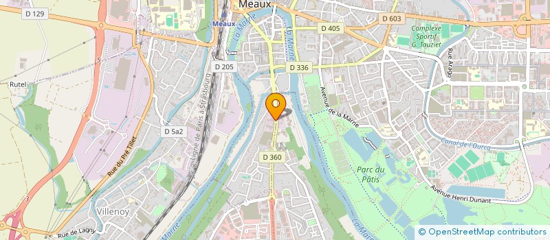 localisation de l'entreprise TAXI MESINEL  MEAUX