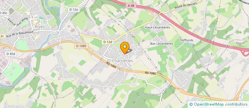 localisation de l'entreprise TAXI MEUNIER à CHARNECLES