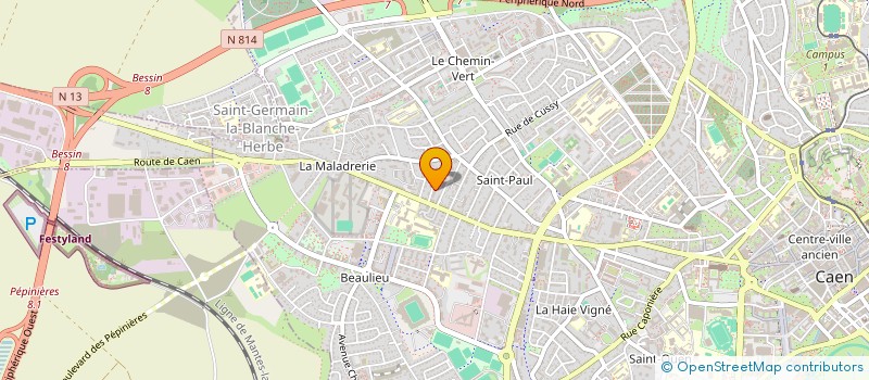 localisation de l'entreprise TAXI MEZIANILI à CAEN