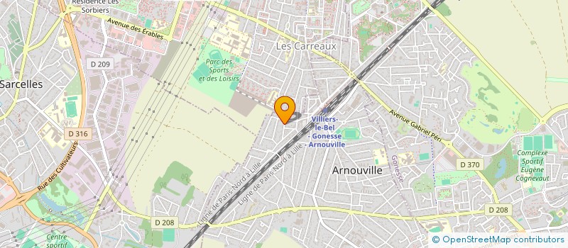 localisation de l'entreprise TAXI MEZRHAB  ARNOUVILLE