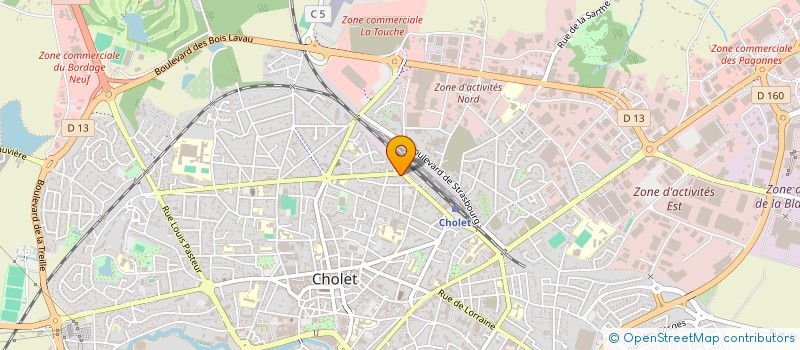 localisation de l'entreprise TAXI MICHAEL à CHOLET