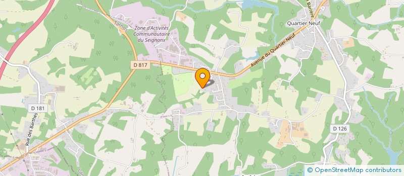 localisation de l'entreprise TAXI MINJOU  SAINT-MARTIN-DE-SEIGNANX