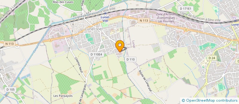 localisation de l'entreprise TAXI MIRAS  LUNEL-VIEL