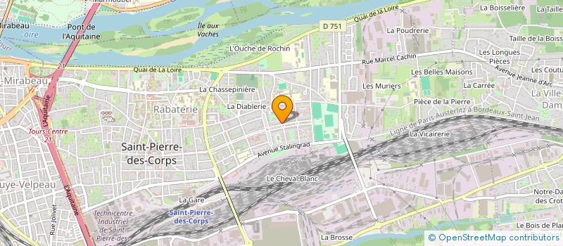 localisation de l'entreprise TAXI MKD  SAINT-PIERRE-DES-CORPS