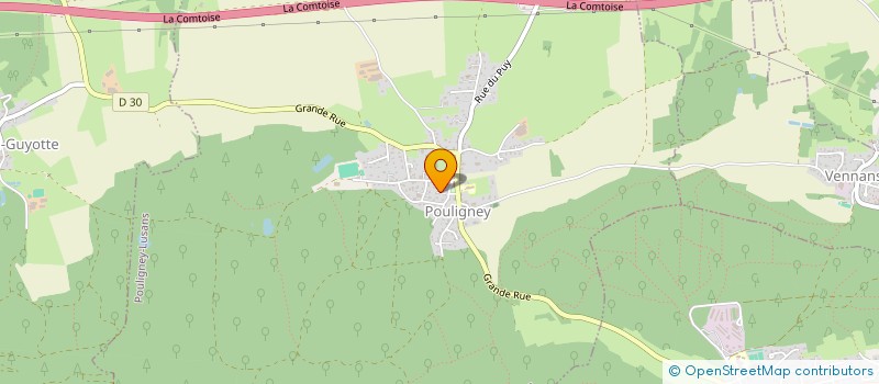 localisation de l'entreprise TAXI ML à POULIGNEY-LUSANS