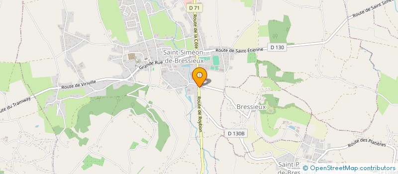 localisation de l'entreprise TAXI MONNIER  SAINT-SIMEON-DE-BRESSIEUX