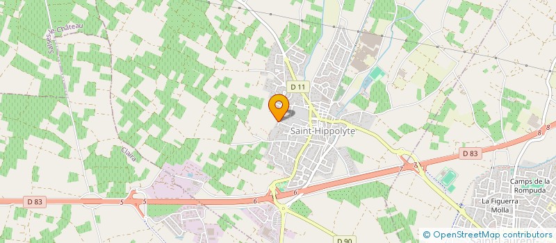 localisation de l'entreprise TAXI MONTHIEU à SAINT-HIPPOLYTE