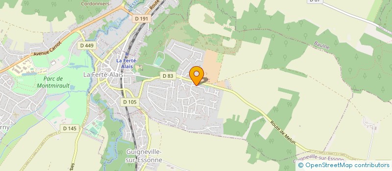 localisation de l'entreprise TAXI MORANGIS VR  LA FERTE-ALAIS