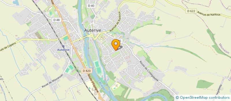 localisation de l'entreprise TAXI MRD 31  AUTERIVE