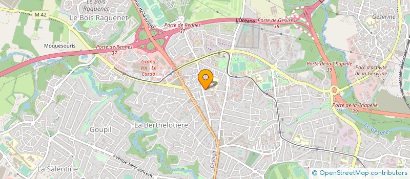 localisation de l'entreprise TAXI MTF à NANTES