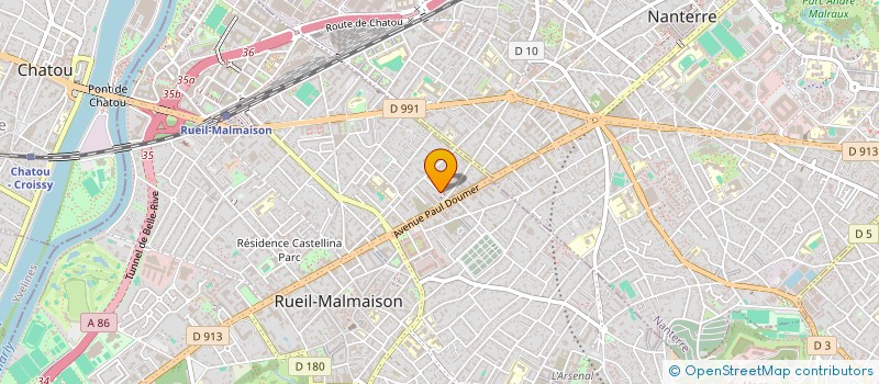 localisation de l'entreprise TAXI MUZZARELLI à RUEIL-MALMAISON