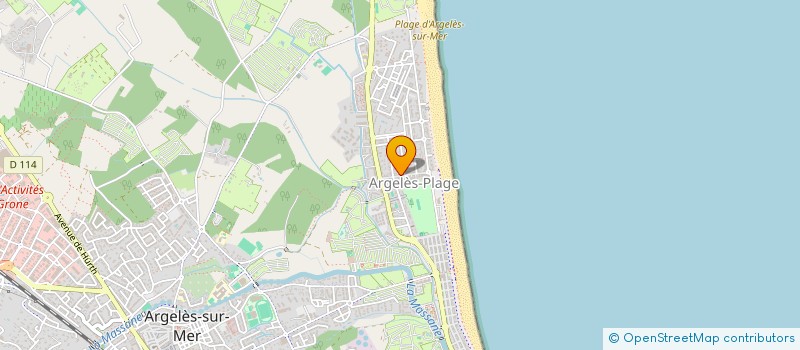 localisation de l'entreprise TAXI MY WAY 66  ARGELES-SUR-MER