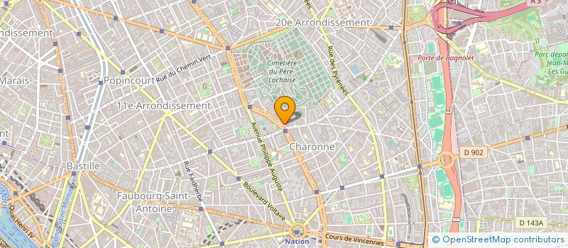 localisation de l'entreprise TAXI NA  PARIS