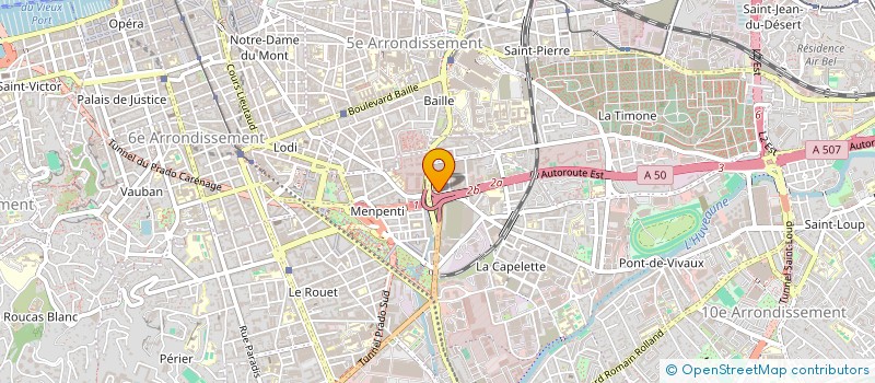 localisation de l'entreprise TAXI NADOR  MARSEILLE 10EME