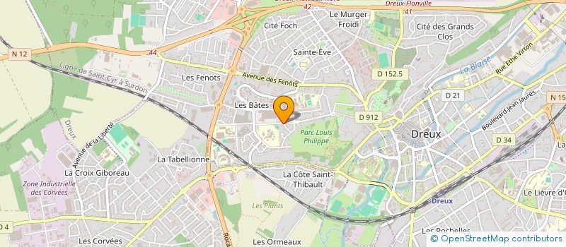 localisation de l'entreprise TAXI NAJIB à DREUX