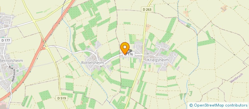 localisation de l'entreprise TAXI NAWFEL  KRIEGSHEIM