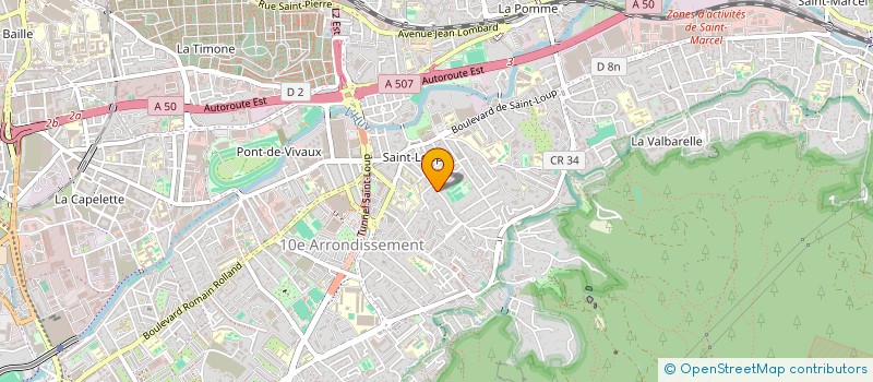 localisation de l'entreprise TAXI NICO à MARSEILLE 10EME