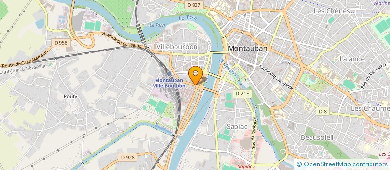 localisation de l'entreprise TAXI NICO SERVICES 24/7  MONTAUBAN