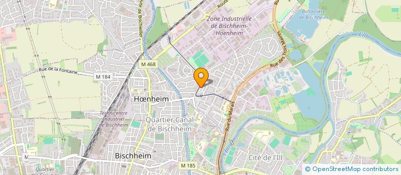 localisation de l'entreprise TAXI NIDOU  HNHEIM