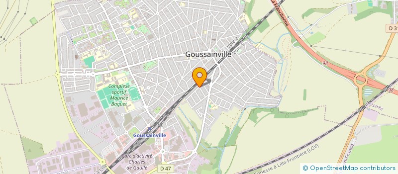 localisation de l'entreprise TAXI NOIR à GOUSSAINVILLE