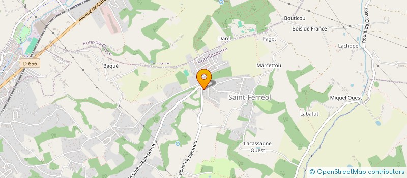 localisation de l'entreprise TAXI NOMADE DU 47  BON-ENCONTRE