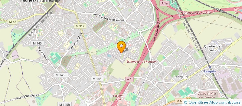 localisation de l'entreprise TAXI NORD  RONCHIN