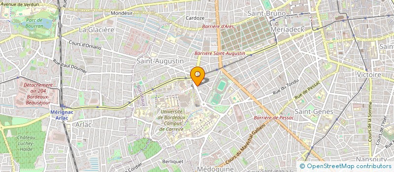 localisation de l'entreprise TAXI NOUVELLE AQUITAINE  BORDEAUX