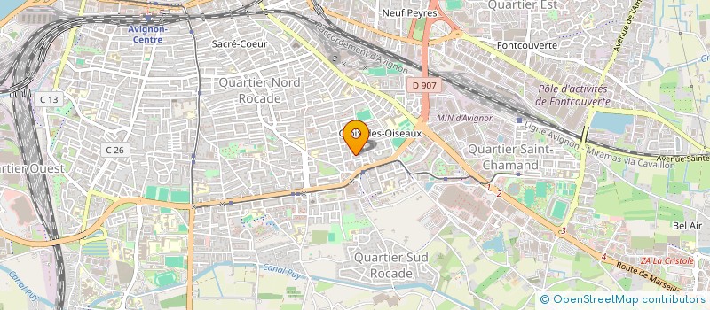 localisation de l'entreprise TAXI ONE  AVIGNON