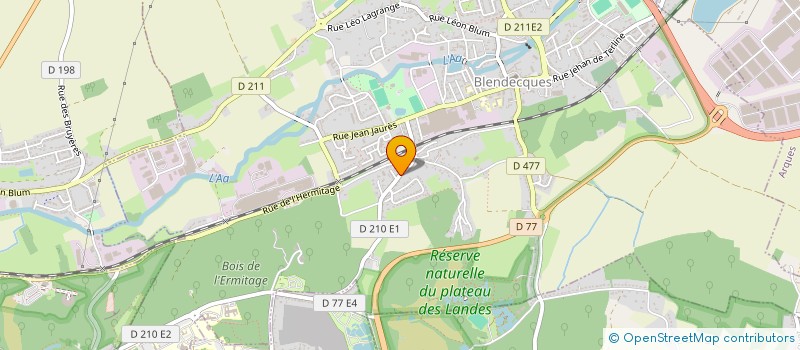 localisation de l'entreprise TAXI OPHELIE  BLENDECQUES