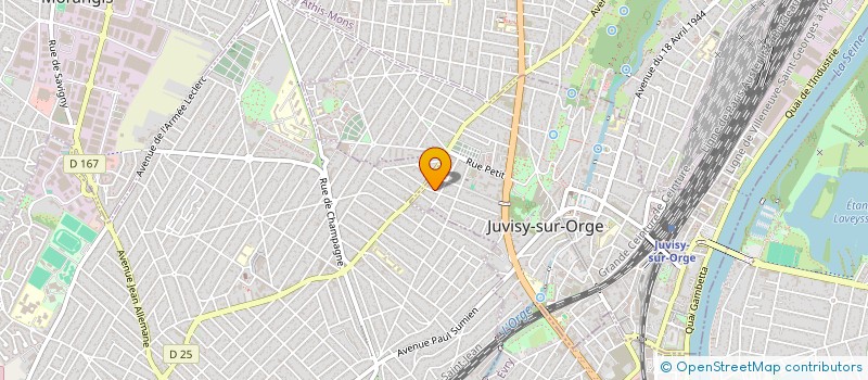 localisation de l'entreprise TAXI ORLY VICTOR à JUVISY-SUR-ORGE