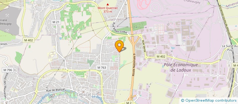 localisation de l'entreprise TAXI OVALIE  CEBAZAT