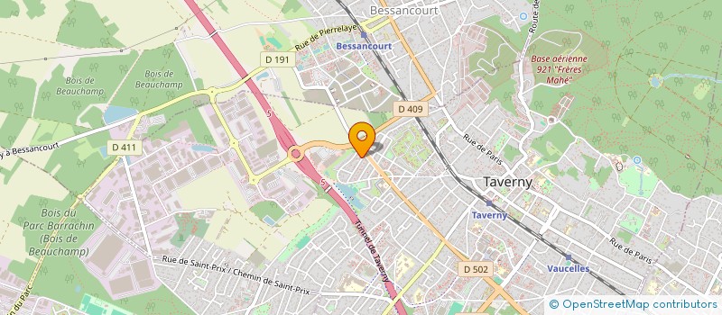 localisation de l'entreprise TAXI PADDY  TAVERNY