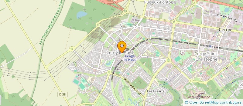 localisation de l'entreprise TAXI PALANCA  CERGY