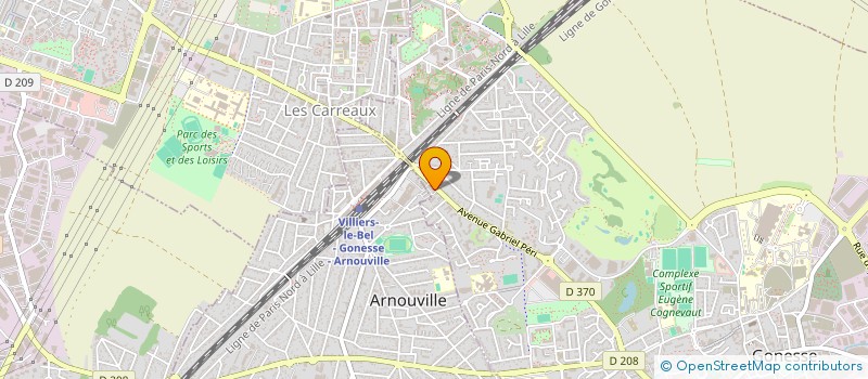 localisation de l'entreprise TAXI PANAM à GONESSE