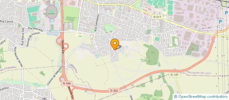 localisation de l'entreprise TAXI PASSET  MEYZIEU