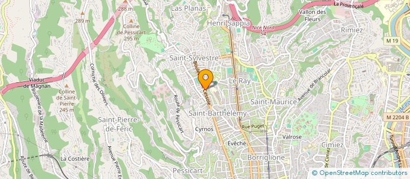 localisation de l'entreprise TAXI PATTERSON à NICE