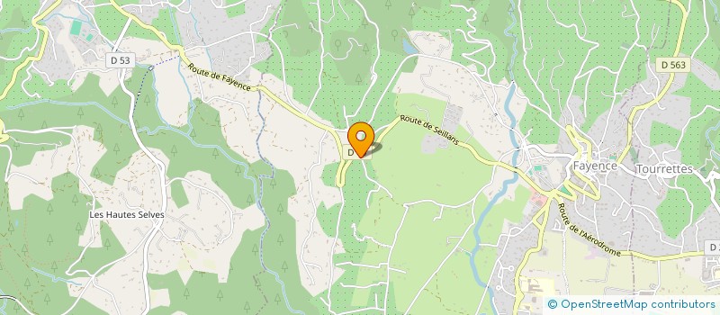 localisation de l'entreprise TAXI PAYS DE FAYENCE  FAYENCE