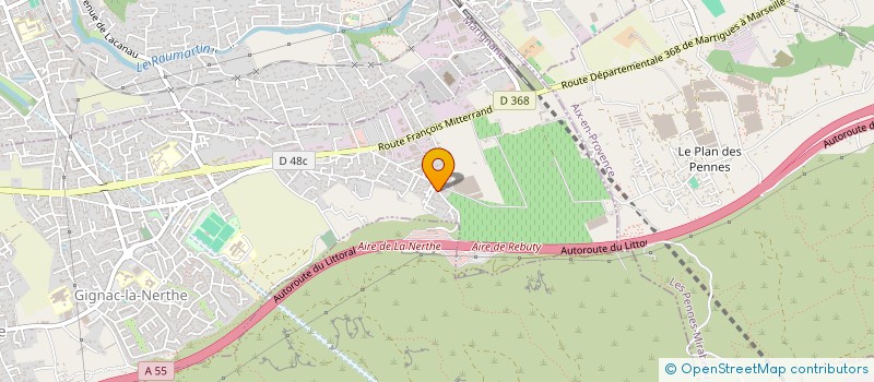 localisation de l'entreprise TAXI PELLEGRINI à GIGNAC-LA-NERTHE