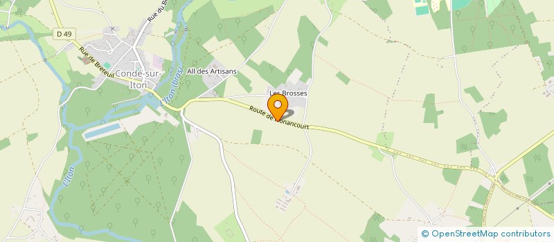 localisation de l'entreprise TAXI PELTIER 27  MESNILS-SUR-ITON