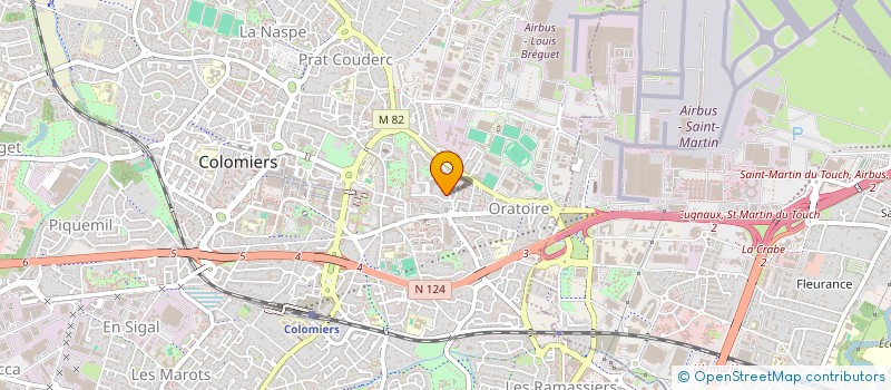 localisation de l'entreprise TAXI PHILIPPE à COLOMIERS