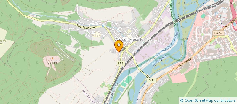 localisation de l'entreprise TAXI PHILIPPEAU  ARS-SUR-MOSELLE