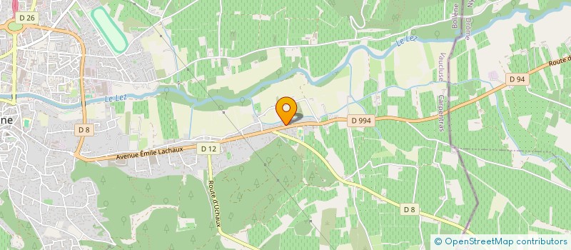 localisation de l'entreprise TAXI PHOCEA  BOLLENE