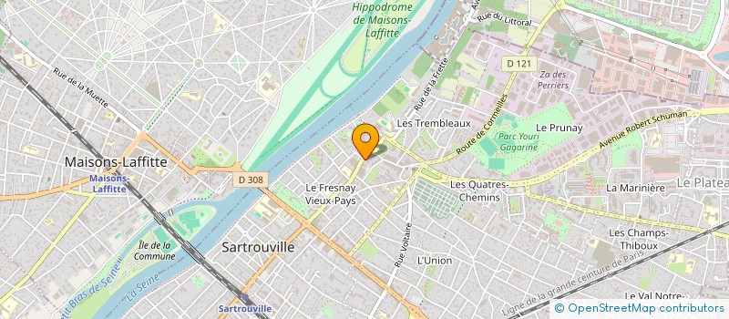 localisation de l'entreprise TAXI PHONE MONDIAL à SARTROUVILLE